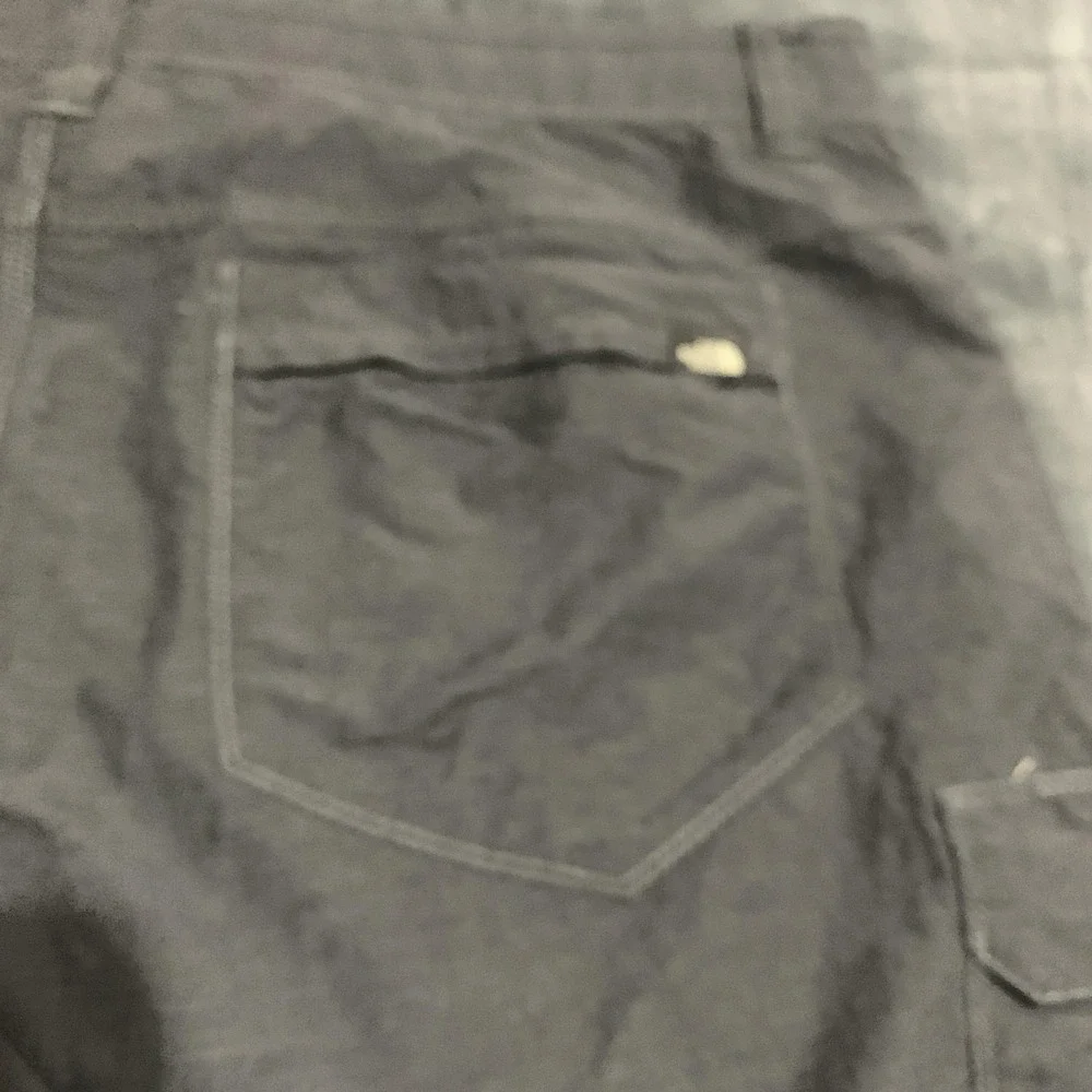North Face Cargo Shorts Mens 40 Gray Nylon Cotton Outdoor‎ Hiking Zip Off Flaw